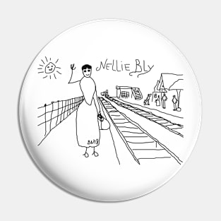 Nellie Bly Pin