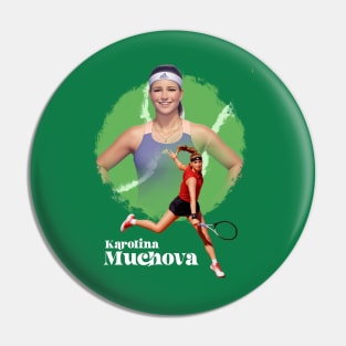 Karolina Muchova cartoon Pin