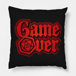 Game Over in the Dungeon Pillow