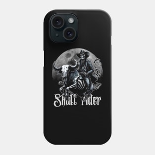 Cowboy skeleton ox Phone Case