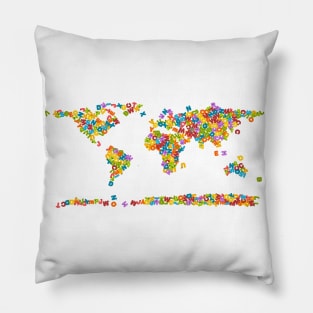 The world of letters Pillow