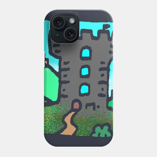 Tower - Fairytale Comic Medieval Fantasy Phone Case by Nikokosmos