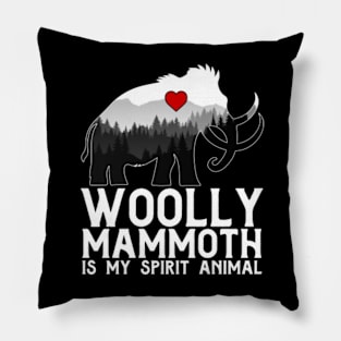 Woolly Mammoth Is My Spirit Animal Pillow