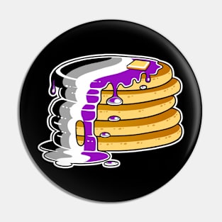 Ace Asexual Pride Pancakes LGBT Pin
