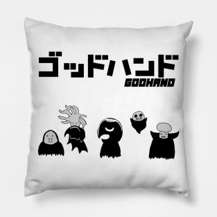 God Hand (Puck version) Pillow