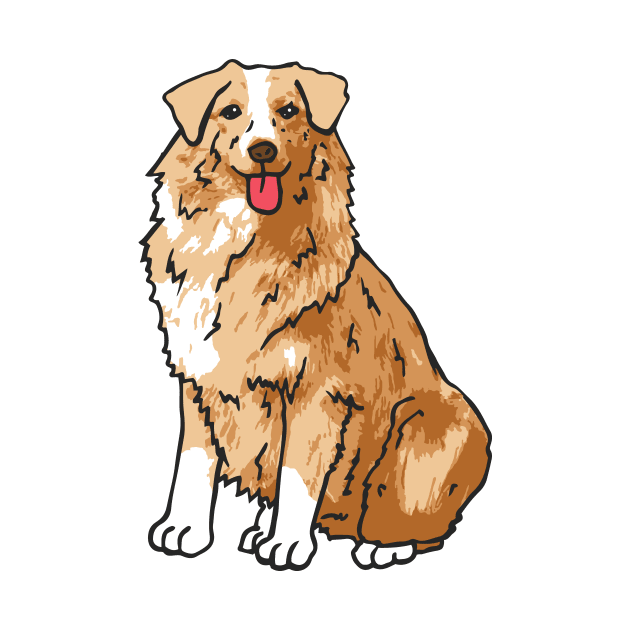 Australian Shepherd Dog Brown by PetinHeart