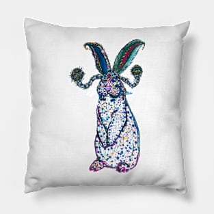 Eyeball Bunny 2 Pillow