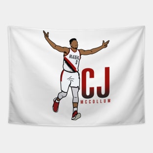 CJ McCollum - NBA Portland Trailblazers Tapestry