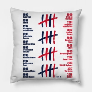 Lafayette Band - 20 Time State Champs Pillow