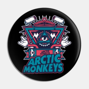 Arctic Rock Band Art Pin