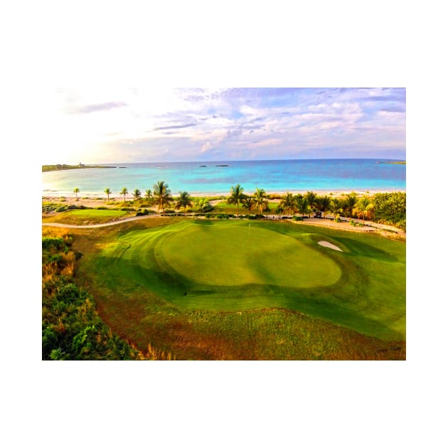 5th Hole at Abaco, Bahamas by terryhuey