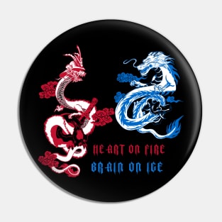 Some say the world will end in fire, some say in ice. Fire and Ice dragon. Pin