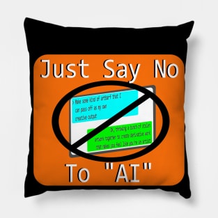 Just Say No to "AI" Pillow