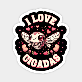 Cicadas Nature's comeback kid funny Magnet