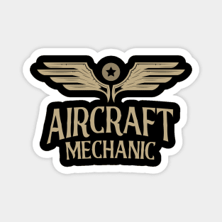 Aircraft Mechanic Aviation Airplane Maintenance Magnet