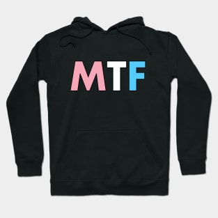 MTF Transgender Flag Colors - Male To Female - Mtf - Long Sleeve T