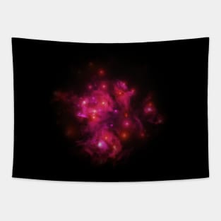 Red and pink nebula with young stars Tapestry