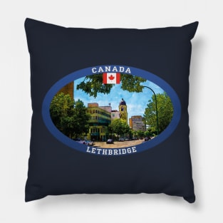 Lethbridge Canada Travel Pillow