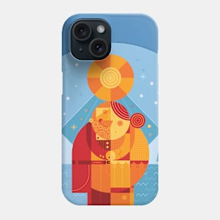 a warm love for the cold winter Phone Case