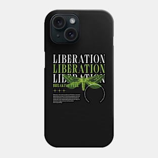 Beautiful Moth Liberation Breaking Free Phone Case