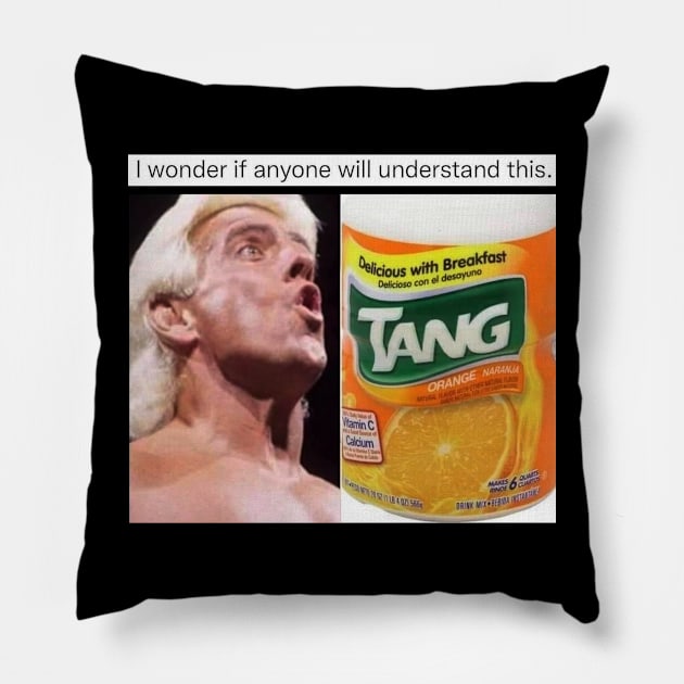 Ric Flair WOOO! Pillow by ANDREANUS