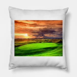 14th hole at Royal Portrush Dunluce Pillow