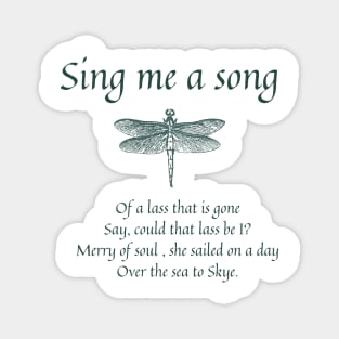 Sing Me A Song - for light background Magnet