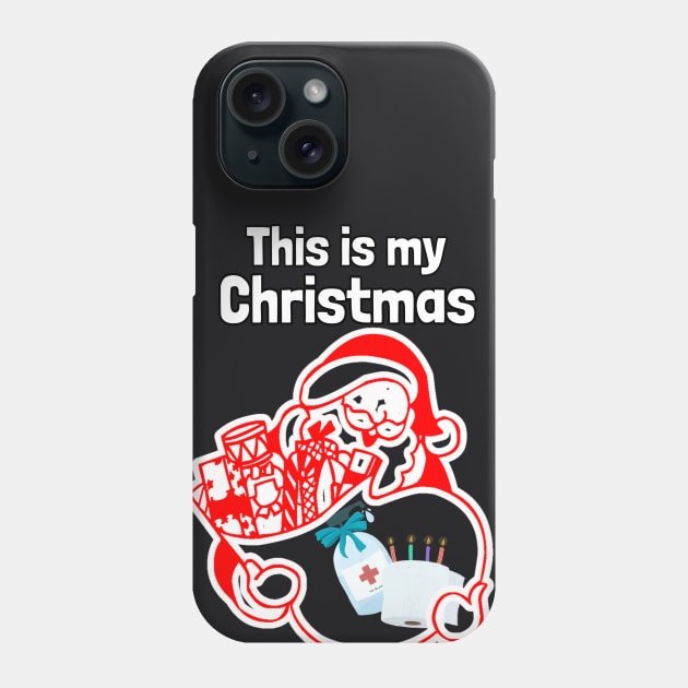 This is my Christmas Pajama Shirt Phone Case by Kishu