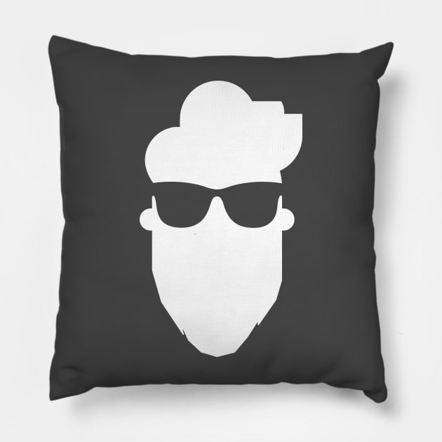 BeardedGuy Pillow by Beardedguy