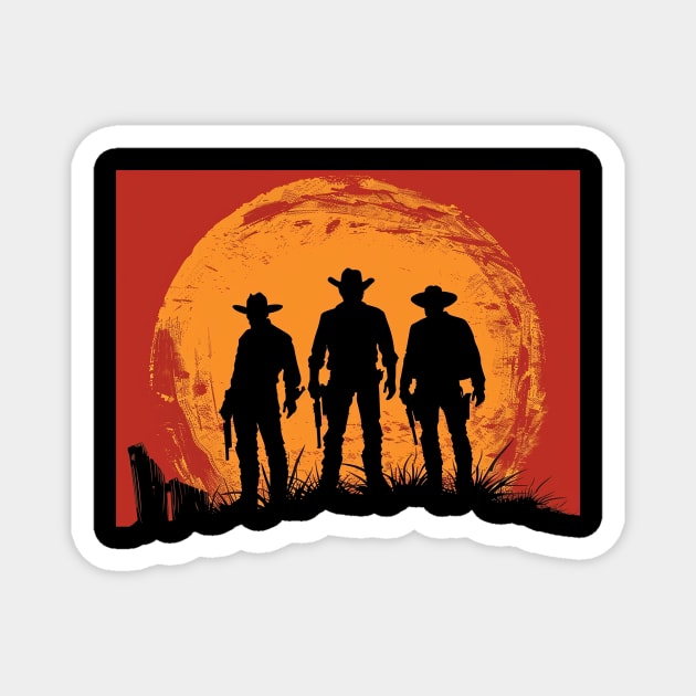 the good the bad the ugly Magnet by horrorshirt