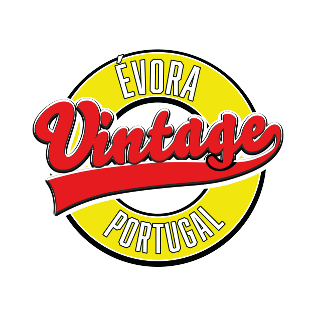 évora portugal vintage style logo by nickemporium1