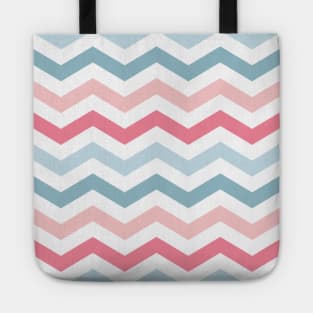 chevron painting Tote