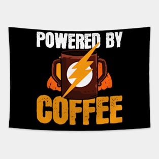 Coffee Powered - For Coffee Addicts Tapestry