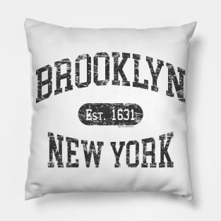 Brooklyn NY Vintage Distressed Retro Print Pillow