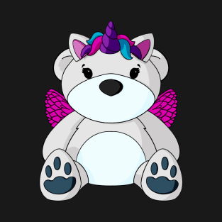 Unicorn Pegasus Teddy Bear T-Shirt