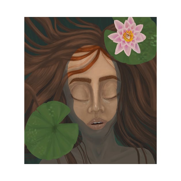 Lotus flower girl - meditation by Ethereal Designs