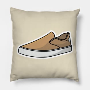 Running Shoe Sticker vector illustration. Fashion object Icon design concept. Boys outdoor fashion shoes sticker vector design with shadow. Pillow