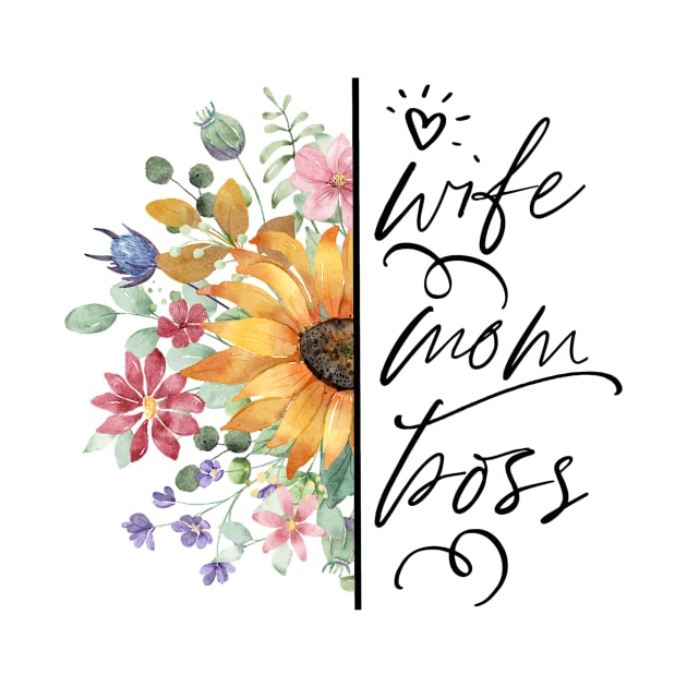 WIFE MOM BOSS MUG by VibesbyLN