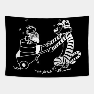 Vintage friendship forever Tapestry