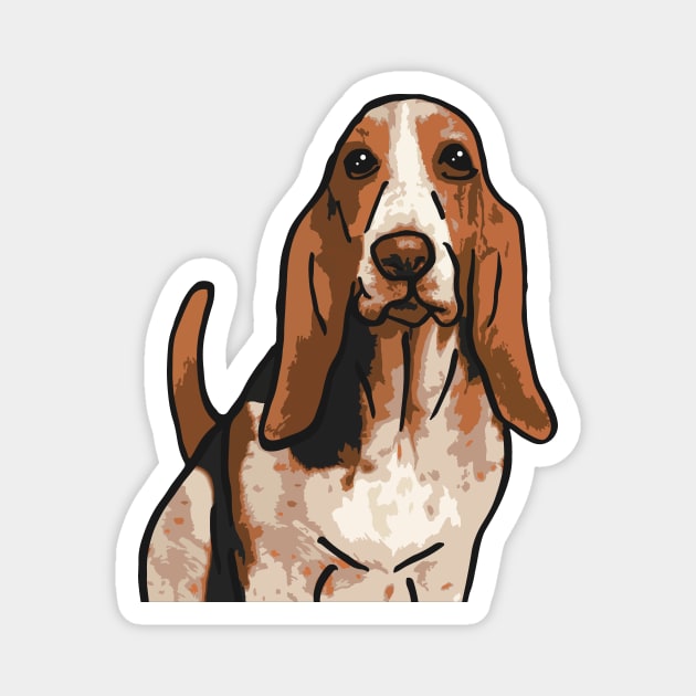 Basset Hound Dog Magnet by PetinHeart