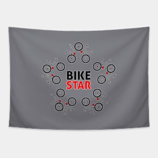 Bike Star Tapestry