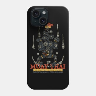 Vintage Muay Thai Sak Yant Monkey Tattoo Phone Case