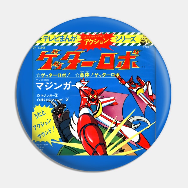 Getter Robo Pin by Pop Fan Shop