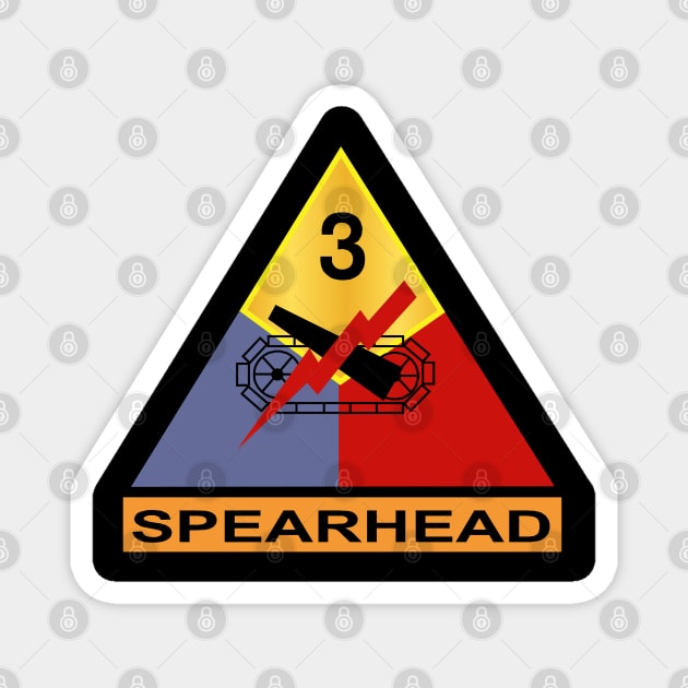 3rd Armored - Division Spearhead wo Txt Magnet by twix123844