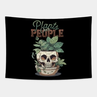 Plants Over People Tapestry