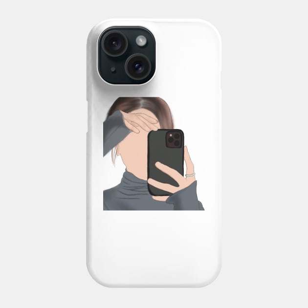 Girl Aesthetic with iPhone Phone Case by Slletterings