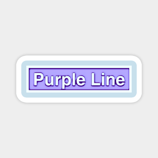Purple Line Magnet