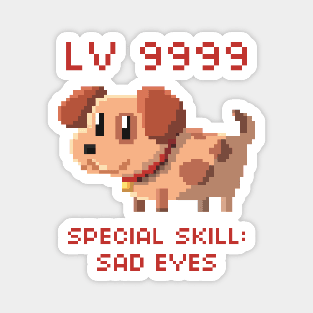 Overpowered Pixel Puppy Magnet by SaruHime