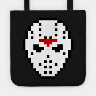 Pixeled JV Hockey Mask Tote