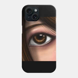 Brown Eyes Phone Case